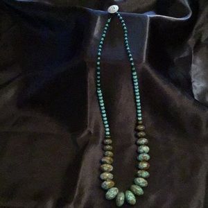 Turquoise necklace.